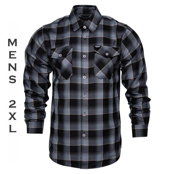 DIXXON FLANNEL x SHADOWS FALL Flannel Shirt Collab - Men's 2XL